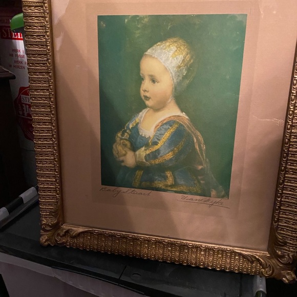 Antique Picture,Baby Stuart - Picture 4 of 14